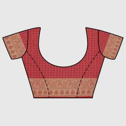 Mimosa Yellow Silk Woven Saree With Unstitched Blouse image 5