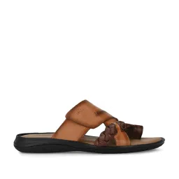 Hitz Men's Tan Toe Ring Sandals image 3