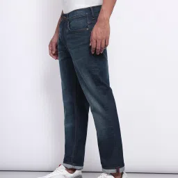 Lee Travis Dark Blue Slim Fit Lightly Washed Jeans image 3