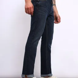 Lee Rodeo Dark Blue Straight Fit Lightly Washed Jeans image 3