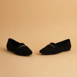 Eridani Women's Peony Black Loafers image 1