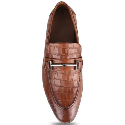 Da Vinchi by Metro Men's Tan Formal Loafers image 3