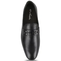 Da Vinchi by Metro Men's Black Formal Loafers image 3