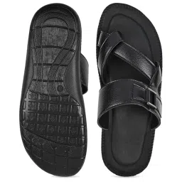 Regal Men's Black Toe Ring Sandals image 3