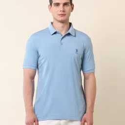 U.S. Polo Assn. Blue Slim Fit Polo T-Shirt image 1