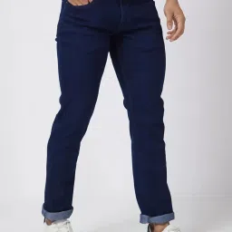 Spykar Raw Blue Cotton Regular Fit Jeans image 3