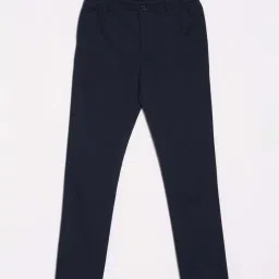 Allen Solly Kids Navy Slim Fit Trousers image 1