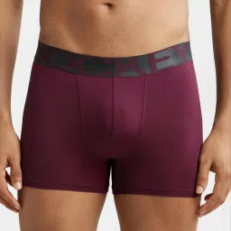 Jockey IC28 Men's Tactel Microfiber Elastane Stretch Solid Trunk with Moisture Move Treatment image 1