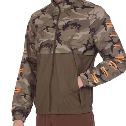 Tommy Hilfiger Army Green Regular Fit Camouflage Jacket image 3