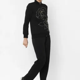 Sweet Dreams Black Printed Tracksuit image 3
