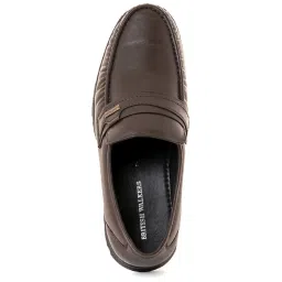 khadim British Walkers by Khadims Men's Brown Formal Loafers image 3