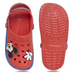 Pantaloons Junior Red & Blue Back Strap Clogs image 3