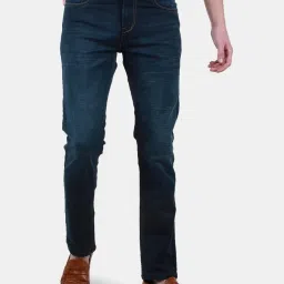 Duke Tint Khaki Slim Fit Stretchable Jeans image 1