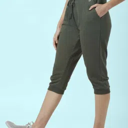 Ajile by Pantaloons Green Cotton Capris image 3