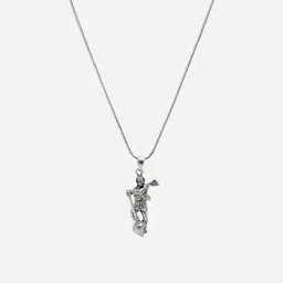 Sanjog Silver-Plated Hanumanji Pendant With Chain image 4