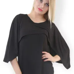 Belle Fille Black Regular Fit Top-image-15