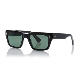 Shisen Fox Blue Rectangular Unisex Sunglasses image 1