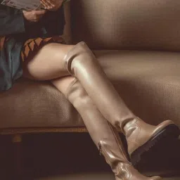 Saint G Women's MALIA Taupe Booties image 1