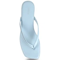 Mochi Women's Blue Thong Sandals image 3