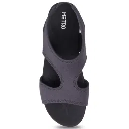 Metro Women's Black Sling Back Wedges image 3