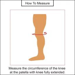 LP Supports M Size Tan Elastic Knee Support, LP 941M image 2