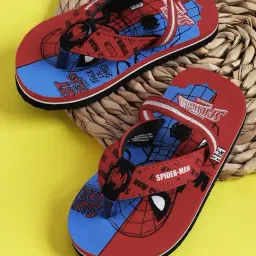 Kidsville Boys Red Spiderman Printed Flip Flops-picture-31