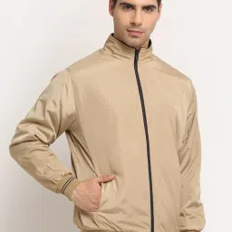 Cantabil Beige Regular Fit Reversible Jacket image 3