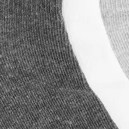 Honey by Pantaloons Multicolor Solid Socks - Pack of 3 image 3