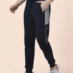 People by Pantaloons Navy Regular Fit Joggers image 3
