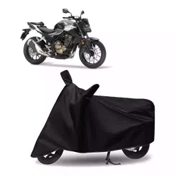 Auto Pearl Bike Cover for Honda CB500F (Black)-picture-43