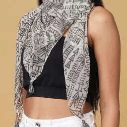 Marigold Lane Off-White Printed Stole image 3