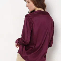 Vero Moda Wine Regular Fit Shirt image 3