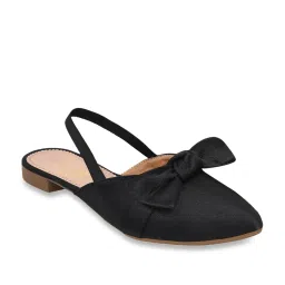 Shoetopia Women's Black Sling Back Sandals image 3