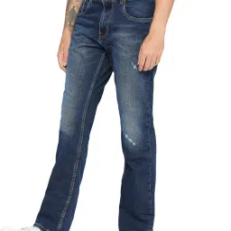 Being Human Blue Slim Fit Distressed Jeans image 3