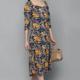 Allen Solly Multicolor Floral Print Dress image 4