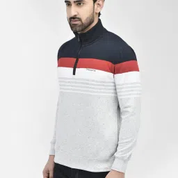 Crimsoune Club Grey Regular Fit Cotton Sweatshirt image 3