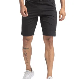 Parx Black Regular Fit Shorts image 1