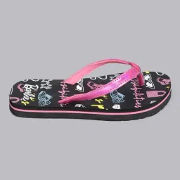Kidsville Kids Pink & Black Flip Flops image 2