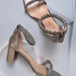 Ronnie Grey Women's Grey Ankle Strap Sandals image 1