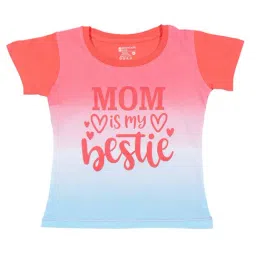 Bodycare Kids Coral & Blue Graphic T-Shirt-image-70