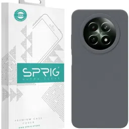 Sprig Back Cover for Realme C65 5G (Grey) image 1