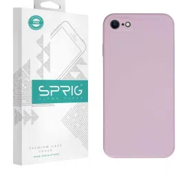 Sprig TPU Matte Back Cover for Apple iPhone SE 2022 (Purple) image 1
