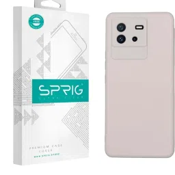 Sprig TPU Matte Back Cover for IQOO Neo 6 5G (White) image 1