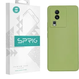 Sprig TPU Matte Back Cover for IQOO Neo 7 5G (Green) image 1