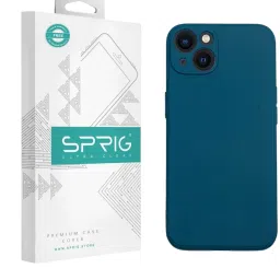 Sprig Back Cover for APPLE iPhone 15 Plus (Blue) image 1