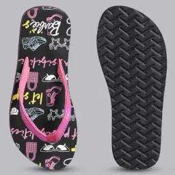 Kidsville Kids Pink & Black Flip Flops image 3