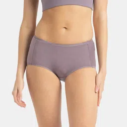 Jockey Minimal Grey Plain Briefs image 1