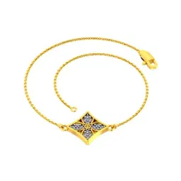 p.c. chandra jewellers P.C Chandra Jewellers Finely Crafted 18k Yellow Gold and Diamond Bracelet-picture-41