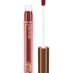 LoveChild Masaba Kiss My Sass Velvet Liquid Lipstick Ok Boomer (Burgundy Red) - 3.5 gm-picture-18