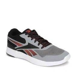 Reebok Men's SMART TREK Black & Grey Running Shoes image 2
